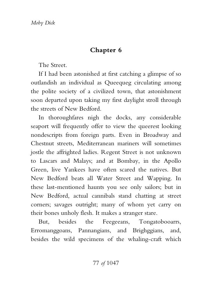 moby dick chapter summaries Moby dick chapter summaries